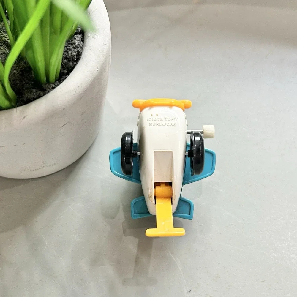 VTG Toy Flip‎ Flopper Plane Airplane Wind-Up Toy Asia Tomy 1978 *Not Working